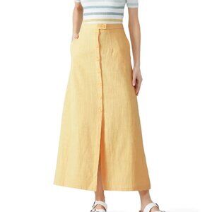 Bec & Bridge Sweet Pea Midi Skirt in yellow size 2